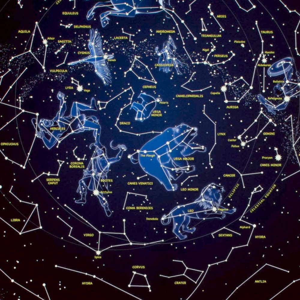 Star Map Printable Free