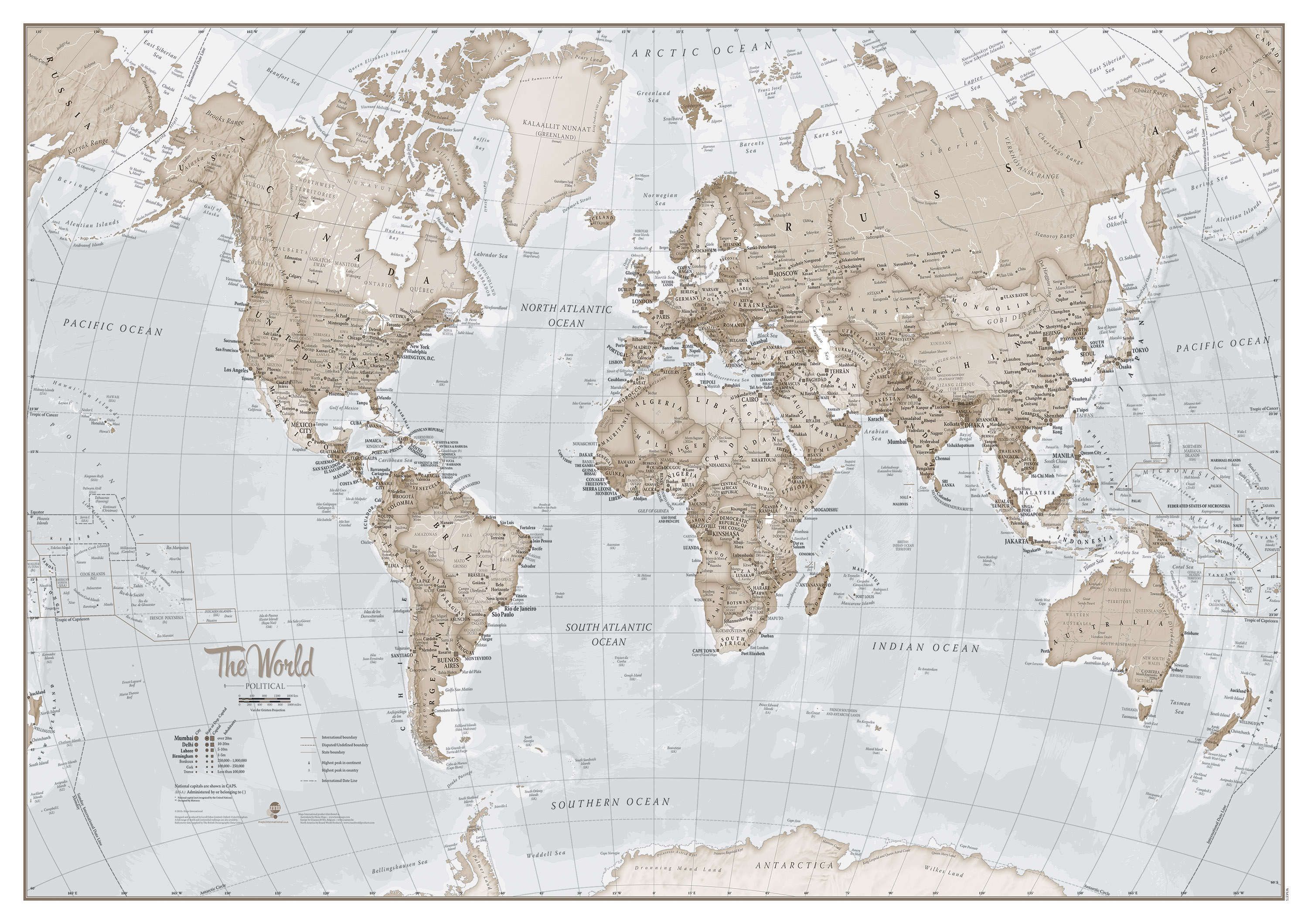 wall map of the world World Map Wall Art Large Neutral Art Prints wall map of the world